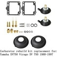 thumbnail image 4 of Carburetor Diaphragm Vacuum Repair Rebuild Kit Replacement for Virago XV 750 1988-1997, 4 of 6