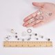 thumbnail image 4 of Kit para hacer pulseras de gamuza de cuero de 6 hebras: dijes de corazones dobles, ancla infinita, árbol de la vida, llave, estrella de mar, nota musical, perla., 4 of 9