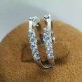thumbnail image 3 of 1.50 Ct Round Cut Lab Created Diamond Enhancer Guard Wrap Ring 14K White Gold Plated Sterling Silver, 3 of 5