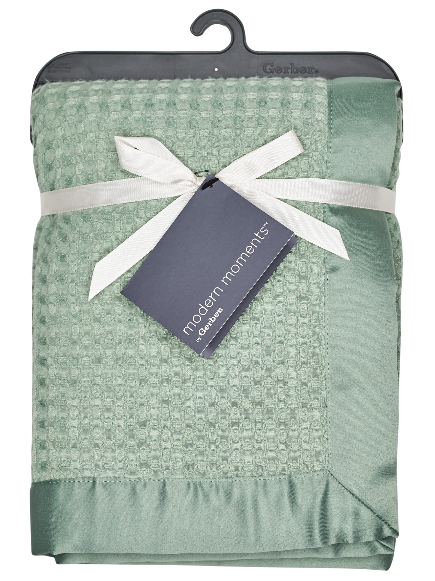 Modern Moments by Gerber Baby Boy Waffle Blanket, Green