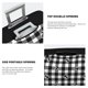 thumbnail image 3 of Balery Black Tartan Plaid Funda de equipaje, fundas para maletas, elástica, lavable, protector de maletas, compatible con maletas de 18 a 32 pulgadas-Medium, 3 of 7