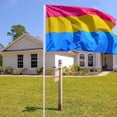 thumbnail image 4 of Pansexual Pride Flag 3x5ft - Rainbow Flag Vivid Color and Fade Proof - with Grommets, 4 of 5