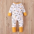 thumbnail image 5 of WIBACKER Halloween Cotton Baby Convertible Footie Pajamas, Sleep and Play Footless Zipper Sleeper for Unisex Baby Boys Girls 12-18M, 5 of 10