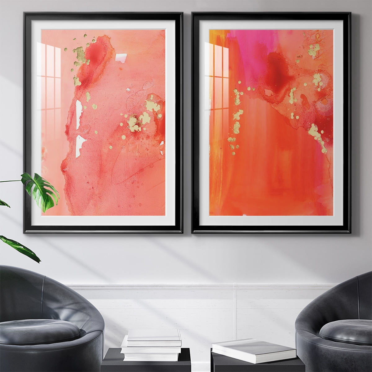 Wexford Home Mythological I Premium Framed Print, 18.5" x 24.5" - Ready to Hang, Black (Set of 2)