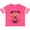 Football Pink and White, variant on Inktastic Artist Just A Girl Who Loves Art Girls Toddler T-Shirt