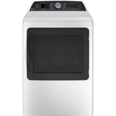 GE Profileâ„¢ 7.4 cu. ft. Capacity Smart aluminized alloy drum Electric Dryer with Sanitize Cycle and Sensor Dry