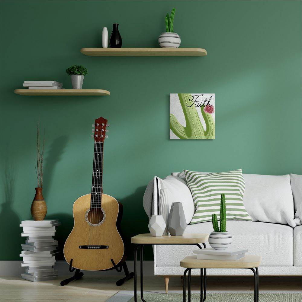 Stupell Industries Faith Succulent Family Home Painting XL Canvas Wall Art by Marcus Prime
