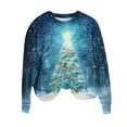 thumbnail image 6 of Fall Saving Talove Long Sleeve Shirts for Women Graphic Printed Sweatshirt Women Fall Clothes Tunic Tops To Wear with Leggings Womens Tops Long Sleeve Tunic Christmas Shirts, 6 of 6