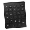 thumbnail image 1 of Slip Bluetooth Number Pad 28 Key Number Mini Keyboard numérico inalámbrico portátil para Windows Laptop PC Computadora , negro Hugo teclado numérico, 1 of 5