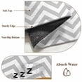 thumbnail image 6 of Funny Sloth Area Rugs 4'x6', Washable Small Throw Rugs for Office Bathroom, Cute Watercolor Animals on Branch Grey Stripe Indoor Outdoor Rug Non-Slip Low Pile Carpet Runner Reversible Floor Mats, 6 of 8