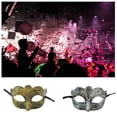 thumbnail image 4 of Sonducket Half Face Antique Carnival Decorativo Prom Patterns Masquerade Accessories Party Performance Decoración Halloween Ropa, zapatos y accesorios Miscelánea plata antigua Sonducket AP010210-02B, 4 of 6