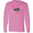 thumbnail image 3 of Inktastic Biker Babe Long Sleeve T-Shirt, 3 of 5