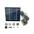 thumbnail image 4 of Yooshoverk Solar-Powered Water Pump Kit, 4-Nozzle DIY Fountain for Bird Baths and Gardens, 4 of 9