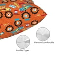 thumbnail image 3 of Fuzoiu Monster Truck,Truck Cartoon Print Pillow Case with Hidden Zipper,Pillow Covers,Soft and Comfortable Pillowcase-16"x24", 3 of 6