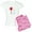 With Pink Camo Pant, variant on CafePress - Algeria Under The Magnifying Glass Pajamas - Women's Short Sleeve Print T-Shirt and Pants Light Cotton Pajama Set