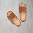 thumbnail image 3 of 1 par ratán zapatillas tejidas de verano verano sandalias frías pareja zapatillas de hogar albaricoque, 3 of 6