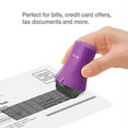 thumbnail image 4 of The Original Guard Your ID Wide Advanced Roller 2.0 Identity Theft Prevention Security Stamp Purple, 4 of 5