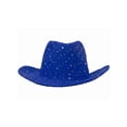 thumbnail image 1 of Chapeau de Cowboy à Paillettes - Royal, 1 of 2