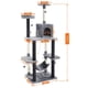 thumbnail image 1 of Domestic Delivery Cats Climbing Trestle Pet Scratcher Tree Candos Multi-Levels Jumping Furniture Ball Cat Playing Toys With Nest ShopWise Round, 1 of 18