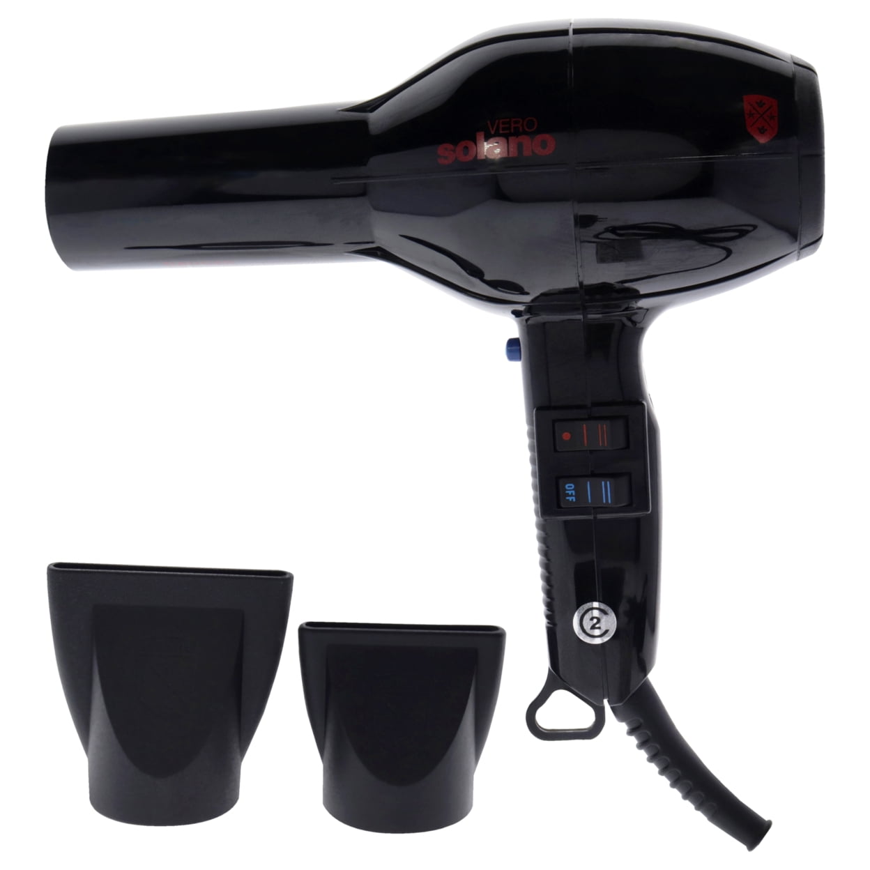 Solano Vero Rosso Professional Blow Dryer - Black