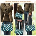 thumbnail image 4 of FORMRS Womens Shoulder Bag with Chain Strap Clutch Purse Cute Tote Handbag, Green Daisy Pattern, 4 of 7