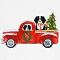 thumbnail image 3 of CafePress - Christmas Berner Red Truck Baseball Jersey - Cotton Baseball Jersey, 3/4 Raglan Sleeve Shirt, 3 of 4