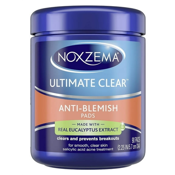 Noxzema Ultimate Clear Anti-Blemish Face Pads Anti Blemish 90.0 ea Pack of 3