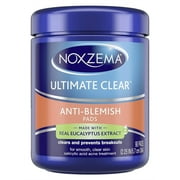 Noxzema Ult-Clear Anti-Blemish Pads 90 Count (Pack of 3)