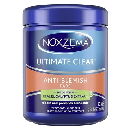 Noxzema Ultimate Clear Anti-Blemish Face Pads Anti Blemish 90.0 ea Pack of 3