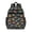Black Cartoon Dinosaurs Infos Pattern, variant on Black Cartoon Dinosaurs Infos Pattern Cute School Backpack Bag for School with Padded Back and Adjustable Shoulder Straps 15.25"x11.5"x5.25"
