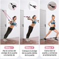 thumbnail image 4 of Kit de Barra de Pilates Portátil,16 en 1 Juego de Bandas de Resistencia para Ejercicio Ajustable,Barra de Resistencia con 6 Bandas Elásticas Pesadas,Palo de Pilates de Estiramiento, 4 of 7
