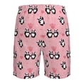 thumbnail image 6 of Kdxio Valentine'S Day Panda Pattern Mens Casual Shorts - Drawstring Summer Beach Sports Shorts for Men, 6 of 9