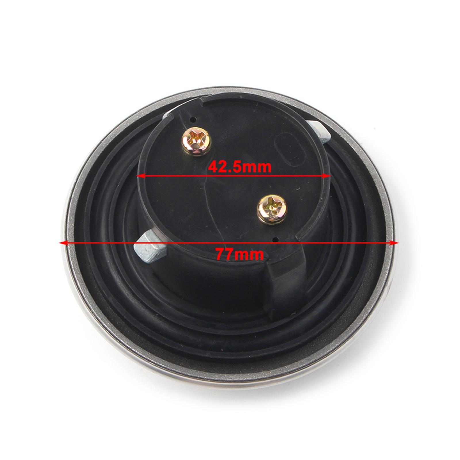CNC Aluminum Motorbike Fuel Gas Tank Cap Cover, Replaces with 2 Keys for Suzuki Gn125 Easier to Install Parts Durable Professional