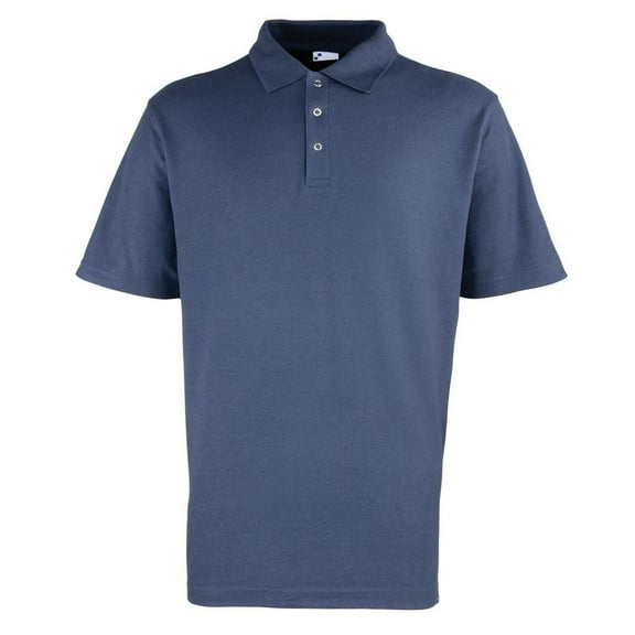 Premier Mens Pique Stud Front Polo Shirt