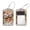 multicolored 1, variant on PhooArto 2 Pcs Skull Hawk Moth Pattern Luggage Tag for Suitcases, Leather Baggage Tags Identifiers for Travel, Stainless Steel Loop Name ID Label for Women Bag Backpack