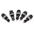 thumbnail image 1 of koolsoo 5 Pieces 125V/15A 250V/10A 12mm Thread Screw Panel Mounted Fuse Holders, 1 of 9