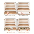 thumbnail image 5 of Coastal Animals Stair Treads for Wooden Steps Indoor Runner Rug Carpet, Vintage Ocean Natural Palm Tree 7 Pieces Peel and Stick Staircase Step Treads Covers Washable Throw Door Mats, 30"x8", 5 of 6