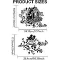 thumbnail image 2 of 2pcs Birds Nest Stencil 11.7×8.3inch Flower Leaves Tree Branch Stencils for Painting with Paint Brush Spring Bird House Template for Crafts Wood Wall Fabric Paper Wall Furniture, 2 of 9