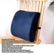 thumbnail image 3 of Almohada De Apoyo Lumbar, Cojín Lumbar De Espuma Viscoelástica, Diseño Ergonómico, Felpa Lavable Para Oficina Para Coche, 3 of 7