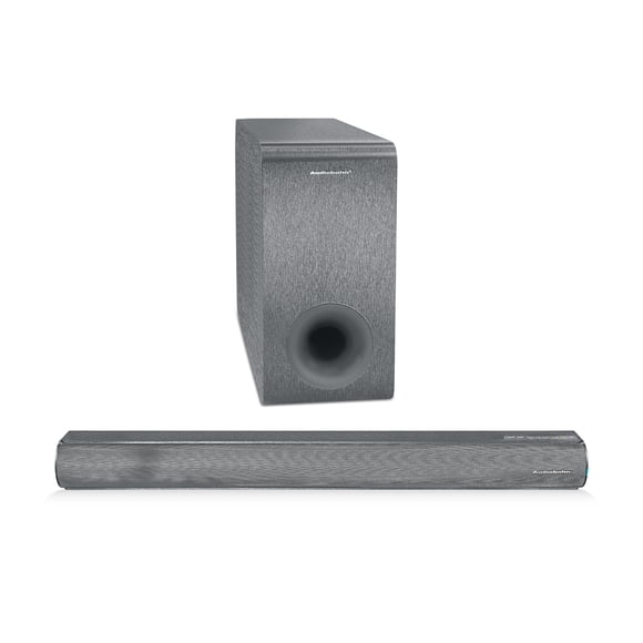 Barra de Sonido Audiobahn 2.1 con Subwoofer Inalámbrico ASBAR1000PACK.GR