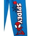 thumbnail image 4 of Marvel Spidey and His Amazing Friends Little Kids' Boy or Girl Cosplay Fleece Hoodie and Pants Set Red Blue, 4 of 9