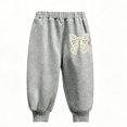 thumbnail image 4 of Mnyotv Toddler Baby Girl Fall Clothes Cute Bow Sweatshirt Flared Pants Girl Winter Outfits Size 5-6 Years, 4 of 4