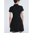 thumbnail image 3 of Scoop Women's and Women’s Plus Fit and Flare Jacquard Sweater Dress, Sizes XS-4X, 3 of 5