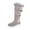 Gray, variant on Dasayo Mid-Calf Women's Boots Winter Black Furry Fleece Lined Snow Non Slip Buckles Boots Shoes Women 36