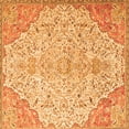 thumbnail image 1 of Ahgly Company Indoor Square Persian Orange Traditional Area Rugs, 7' Square, 1 of 1