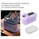 thumbnail image 4 of Fabricante De Hielo De Escritorio, Máquina De Cubos De Hielo Compacta Portátil De 120W, 8 Por Ciclo, Hielo Hueco Y Soild, Contenedor De Hielo Automático Y Una Canasta, 4 of 7