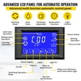 thumbnail image 3 of BENTISM 110V Commercial Ice Maker 265lbs/24h, 77lbs Storage Bin, ETL Approved, Clear Cube, Advanced LCD Panel, 3 of 9