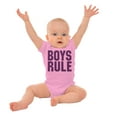 thumbnail image 3 of Boys Rule Boymom Humor Cute New Son Bodysuit Jumper Boys Infant Baby Brisco Brands 24M, 3 of 7