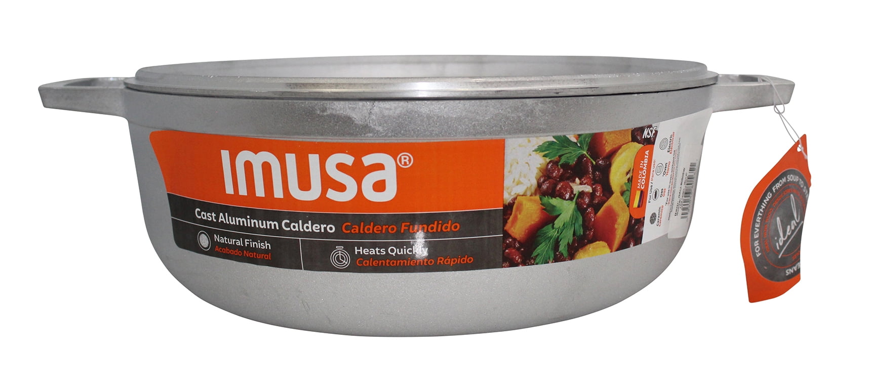 IMUSA 4.8qt Cast Aluminum Caldero - 26cm