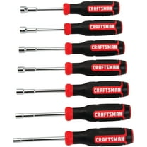 CRAFTSMAN Screwdriver Nut Driver, SAE/MM, 7-Piece Set (CMHT65081)